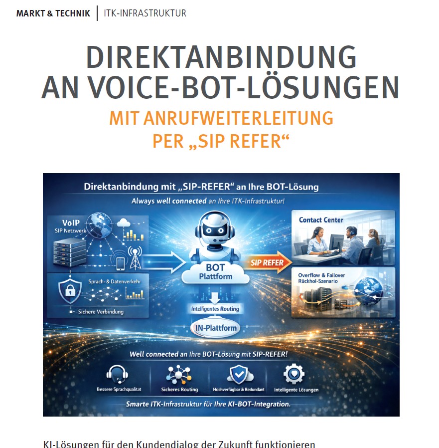 DIREKTANBINDUNG an Voice Bot Lösuntgen